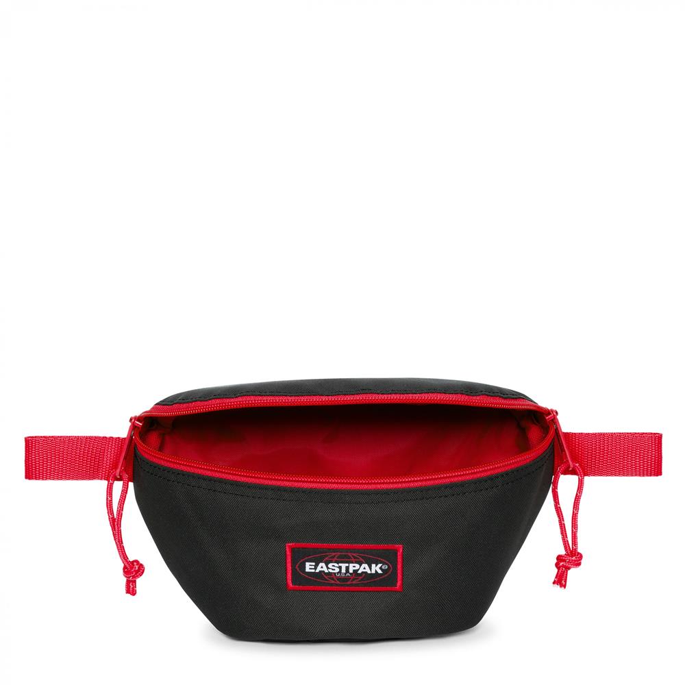 Eastpak SPRINGER, Kleine Umhängetasche, Kontrast Scarlet (rot) , 2L, Bauchtasche