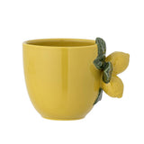 Bloomingville Limone Tasse Zitrone Gelb Steingut 400ml