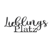 BOLTZE Wandobjekt Lieblingsplatz, in Schwarz Matt, aus Eisen