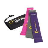 HMS Premium GU04 PRO II Widerstandsbänder Set 3er Latex Fitnessband