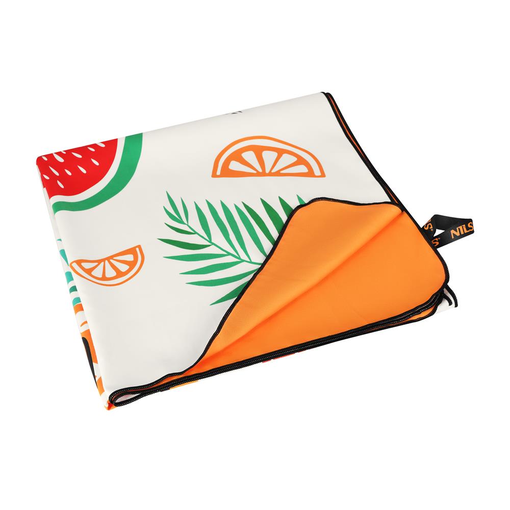 NILS Mikrofaserhandtuch 160x80 cm Summer - schnelltrocknendes Handtuch für Camping, Strand & Sport