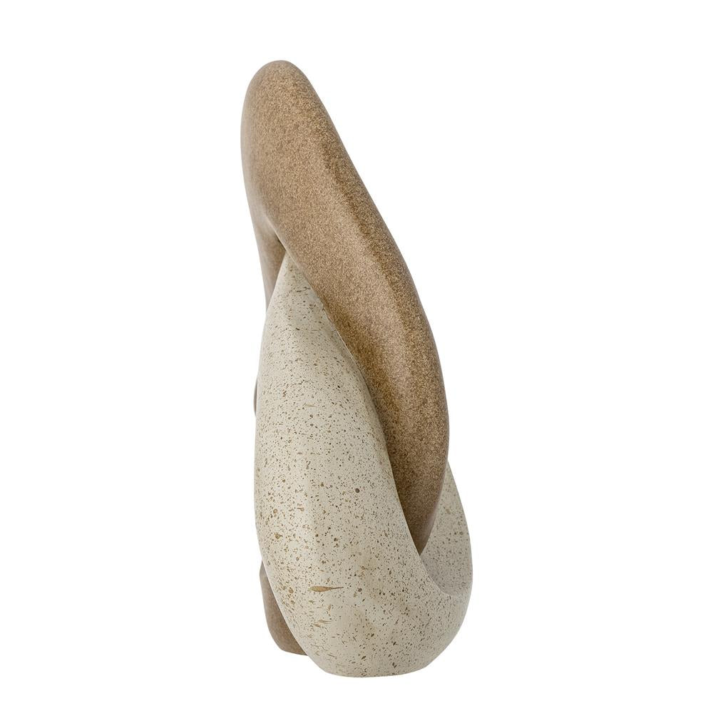 Bloomingville Esad Dekofigur, Braun, Polyresin, 21,5 cm hoch, nordisches Design