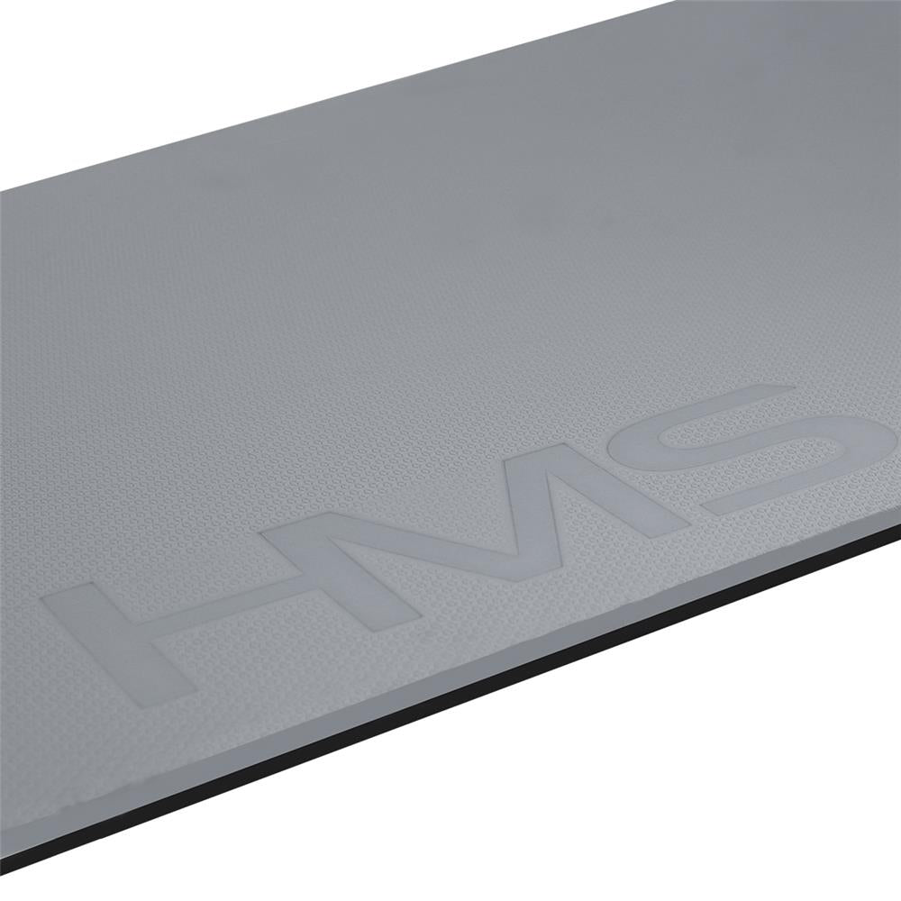 HMS Premium MFK03 Fitnessmatte 180x60 cm 15 mm Grau/Schwarz