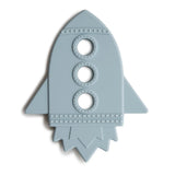 Mushie Beißring Rakete, Cloud, aus Silikon, BPA-frei