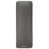 Yogamatte 183 x 61 x 1,5 cm Fitnessmatte Grau Gymnastikmatte rutschfest | HMS YM04