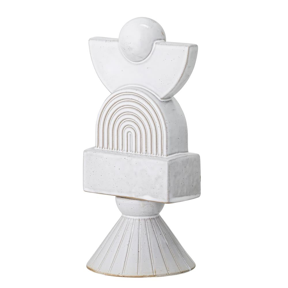 Bloomingville Beatrice Dekofigur Steingut Weiß 14 x 27 x 13 cm Skulptur