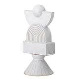 Bloomingville Beatrice Dekofigur Steingut Weiß 14 x 27 x 13 cm Skulptur