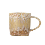 Bloomingville Milani Becher, 400 ml – Brauner Steingutbecher mit reaktiver Glasur und natürlichem Farbspiel