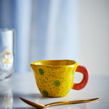Bloomingville MINI Nini Tasse Gelb Steingut 100ml Kindertasse