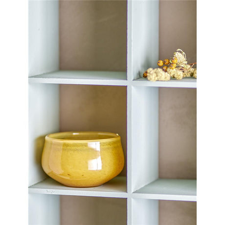 Bloomingville Jose Teelichthalter in Gelb, 5cm, aus Glas