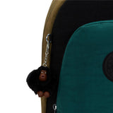 Kipling CLASS ROOM, Großer Schulrucksack mit 15-Zoll-Laptopfach, 28L, Black Khaki Block (grün)
