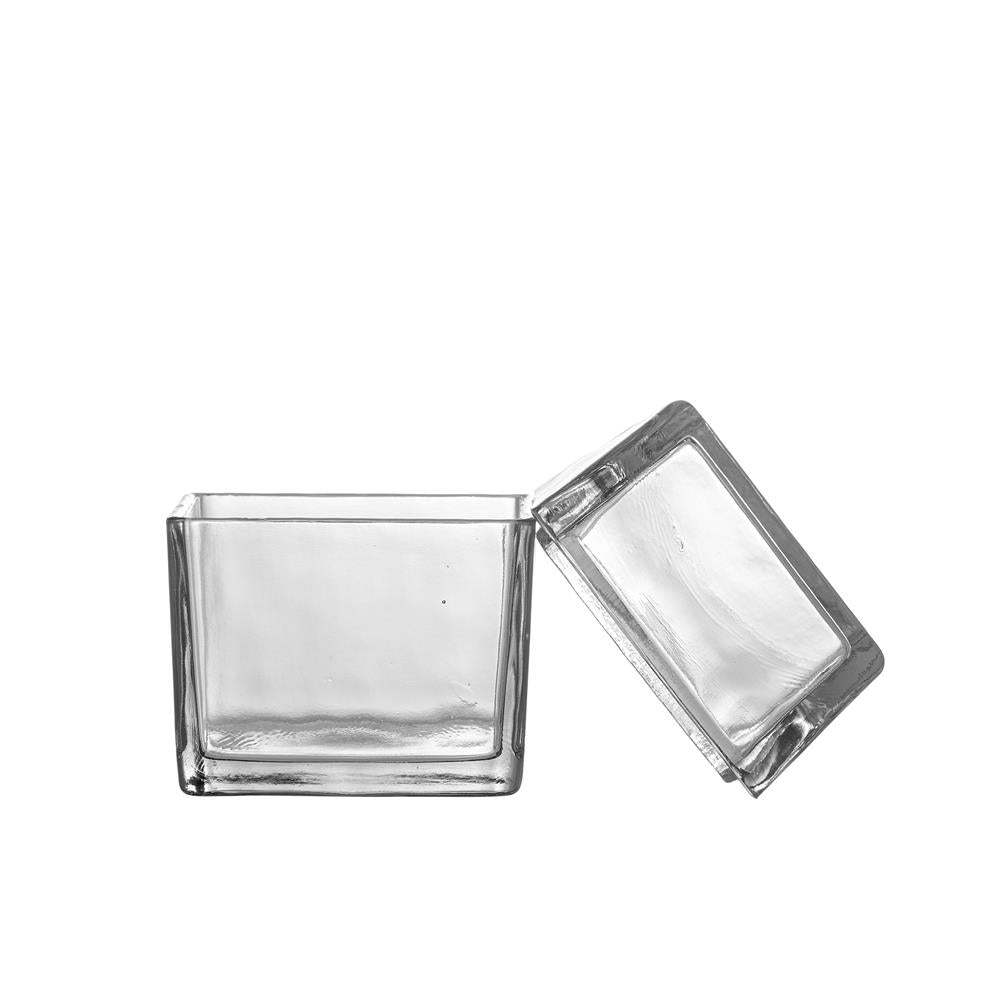 Bloomingville Elius Gefäß mit Deckel, Klar, Vorratsglas Haus 550 ml