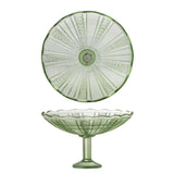 Bloomingville Kaddy Servierschale – Grünes Statement-Piece aus recyceltem Glas