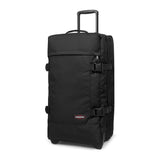 Eastpak TRANVERZ M, Reisetrolley, Black (schwarz), 78L, Rollkoffer mit 2 Rädern und TSA-Schloss