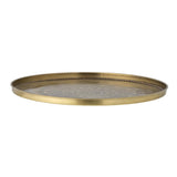 Bloomingville Canon Tablett Gold Metall 40 x 2 cm Speisetablett Dekotablett