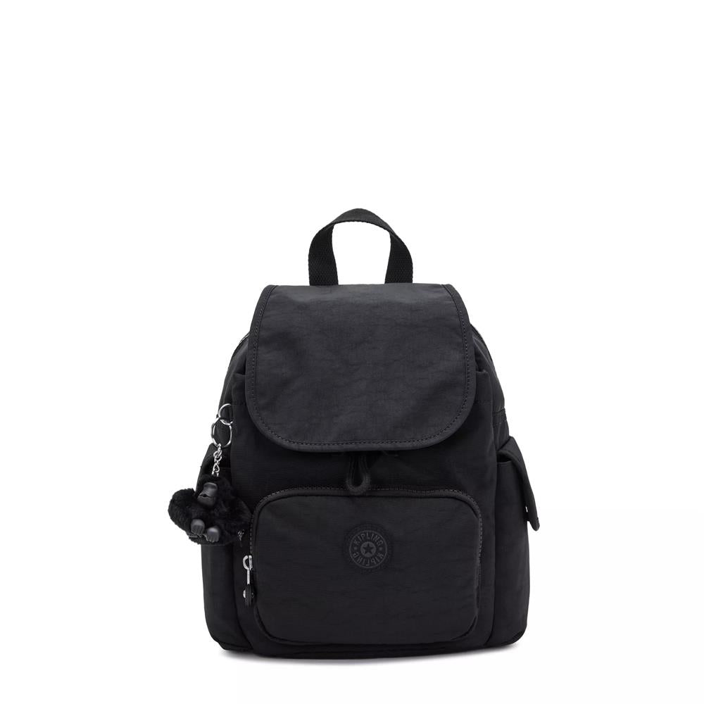 Kipling CITY PACK MINI, Extra kleiner Rucksack, Black Noir (schwarz), 9L, Kompakt & Stylisch