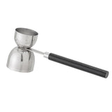Bloomingville Cocktail Jigger silber Edelstahl Holz Barmaß Messbecher elegantes Barzubehör