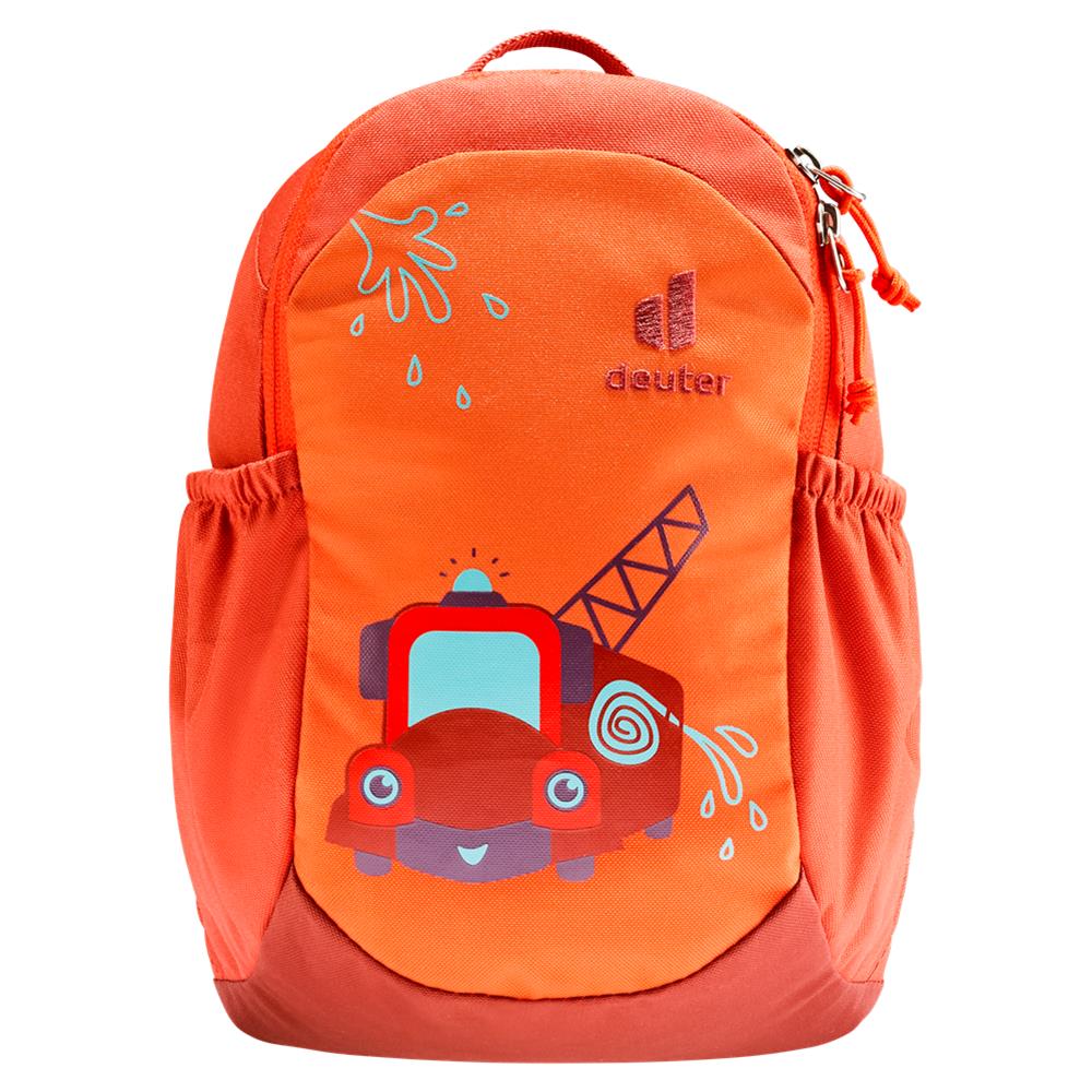 Deuter Pico, Kinderrucksack, Feuerwehr (rot), Kindergartenrucksack für Kinder ab 2 Jahre