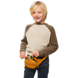 deuter Junior Belt, Bauchtasche, amber (gelb), 1L, Hüfttasche, Gürteltasche für Kinder