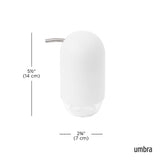 Umbra Touch Seifenspender, moderner Flüssigseifen-Spender, in Weiß