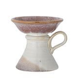 Bloomingville Soreyah Kerzenhalter, Rose, Steingut D15,5xH14 cm