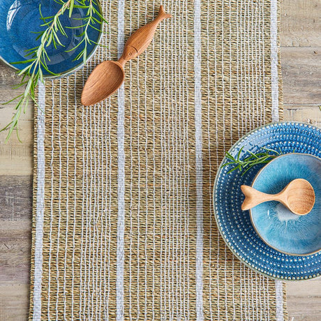 Bloomingville Vidan Platzdeckchen 4er Set – Seegras, natürliche Tischdeko, 45x33 cm