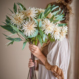 Bloomingville Chrysantemum Kunstblume Stiel Natur 54cm