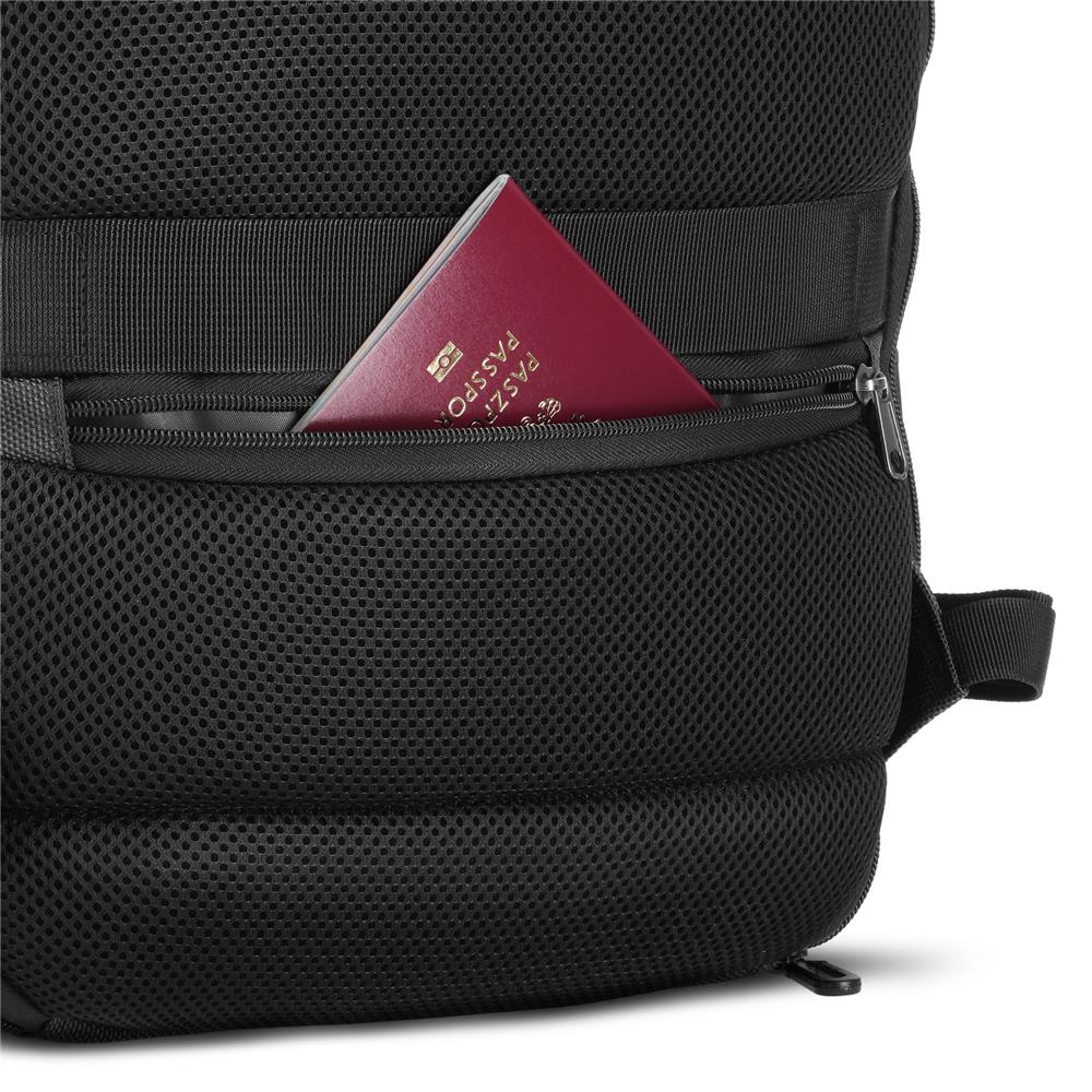 NILS Laptop Rucksack 19L Grau - Handgepäckgröße Business Reisen Arbeit Alltag