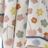 Bloomingville MINI Cherry Decke Bunt Baumwollmix 160x130cm Kinder
