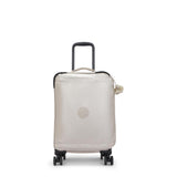 Kipling SPONTANEOUS S, Kleiner Reisekoffer, Metallic Glow (beige), 37,5L, Handgepäck, 4-Rollen
