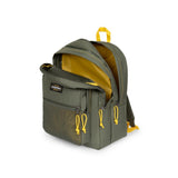 Eastpak PINNACLE, Großer Rucksack, KontrastKhakiYellow (grün), 38L, Rucksack mit 2 Fächern