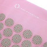 Akupressurmatte mit Kissen Rosa/Grau 15444 Punkte | HMS Premium AKM04