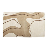 Bloomingville Volano Teppich aus Baumwolle in Natur 150x90 cm – gewebter Teppich fürs Wohnzimmer
