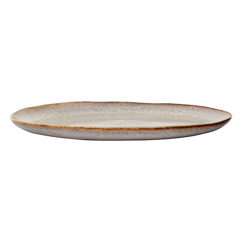 Bloomingville Sandrine Teller in Grau 28,5cm aus Keramik im dänischen Design
