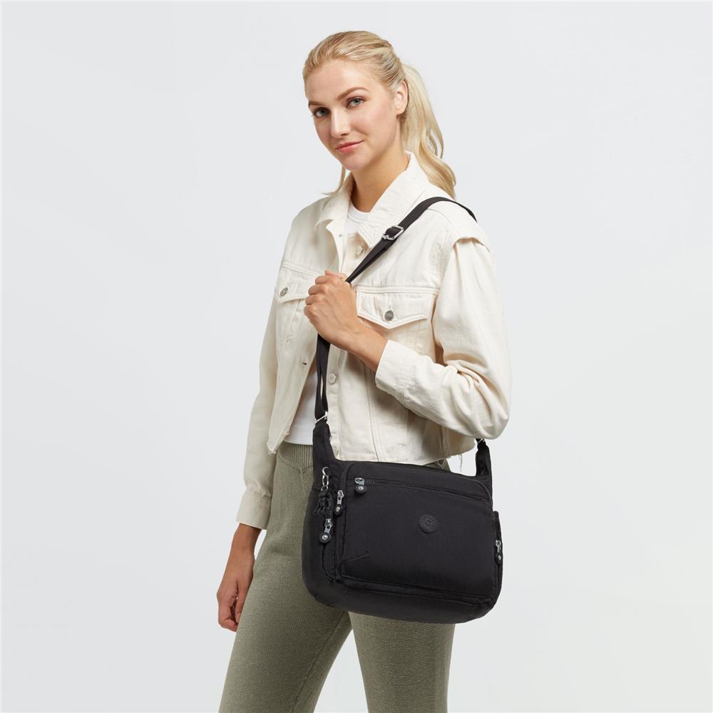 Kipling GABBIE Medium Umhängetasche Black Noir 12 Liter