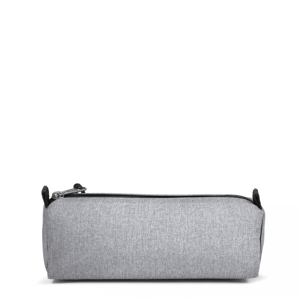 Eastpak BENCHMARK SINGLE, Federmäppchen, Sunday Grey (grau), kleine Federmappe, Federtasche