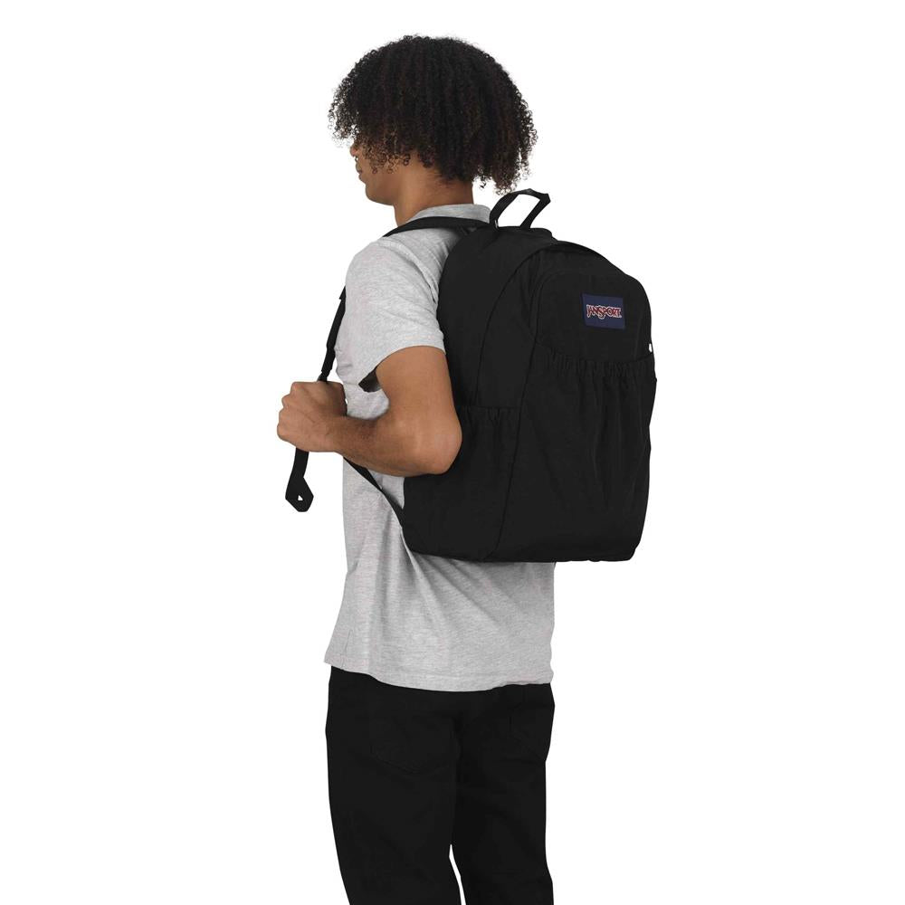 JanSport Slouch Pack, Rucksack, Black (schwarz), 34L, mit 15-Zoll-Laptopfach