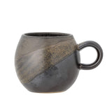 Bloomingville Paula Tasse, Braun, 265ml, Steingut, dänisches Design