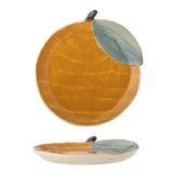 Bloomingville MINI Agnes Teller in Form einer Orange, Steingut, Kinderteller, dänisches Design