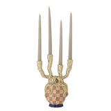 Bloomingville Medusa Kerzenhalter Gold Polyresin L22xH32xW15 cm – künstlerisches Dekoobjekt