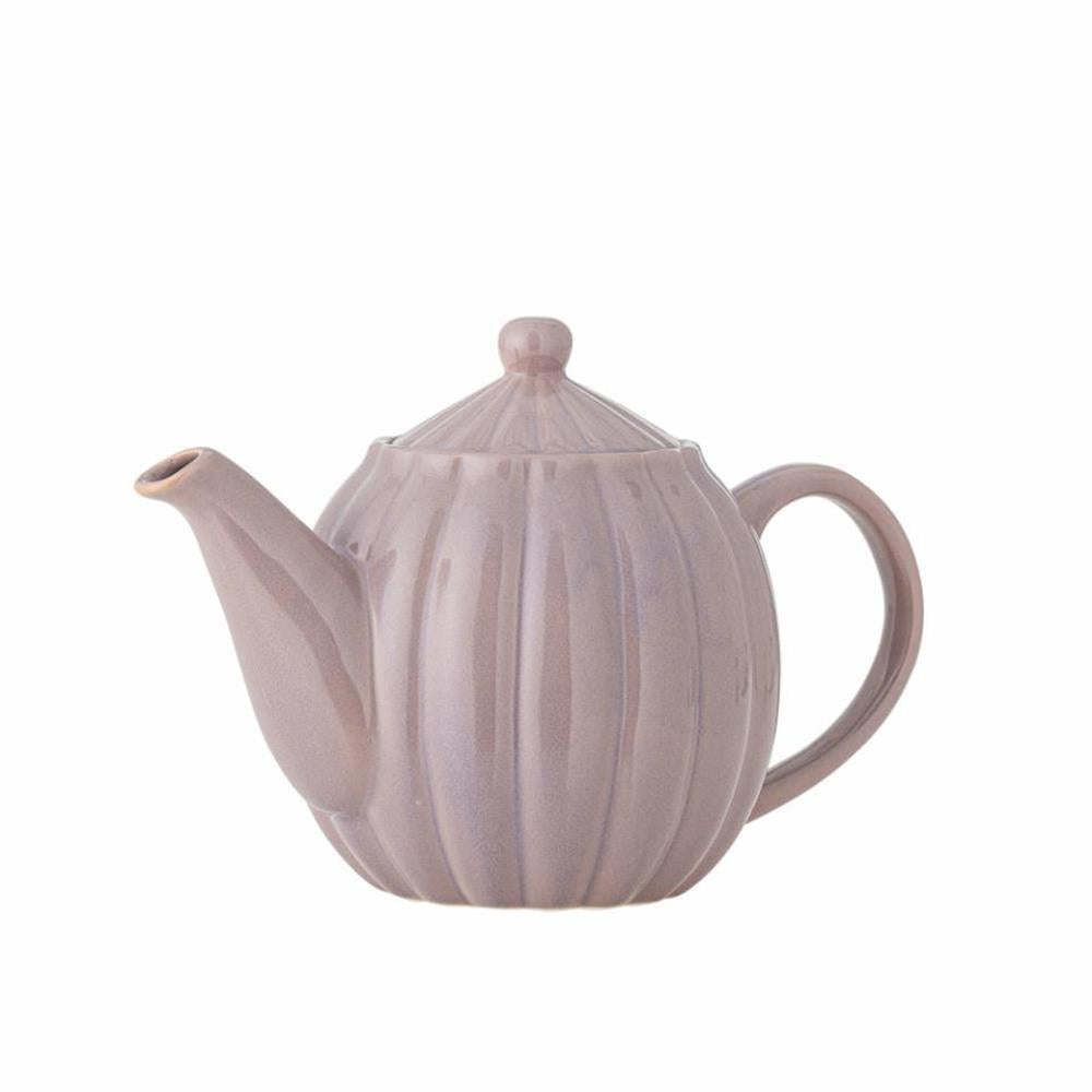 Bloomingville Latina Teekanne, Rose, 1 Liter, Steingut, dänisches Design