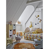 Bloomingville MINI Lexi Kissen, Natur, Baumwolle, 60x40 cm, Kinderzimmer, dänisches Design