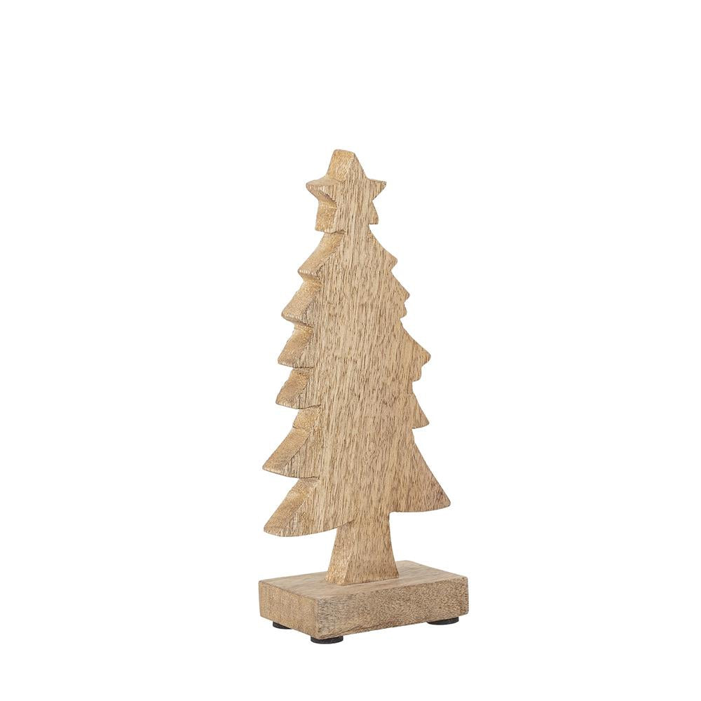 Bloomingville Ronas Dekobaum – 20 cm, aus Mangoholz in Naturfarbe