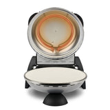 G3Ferrari elektrischer Pizzaofen Delizia 1200 W für Pizza Ø 31cm silber Pizzamaker mit feuerfestem Naturstein