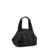 Kipling ART MINI, Mini Tote Bag, Signature Emb (schwarz), Handtasche mit Schultergurt