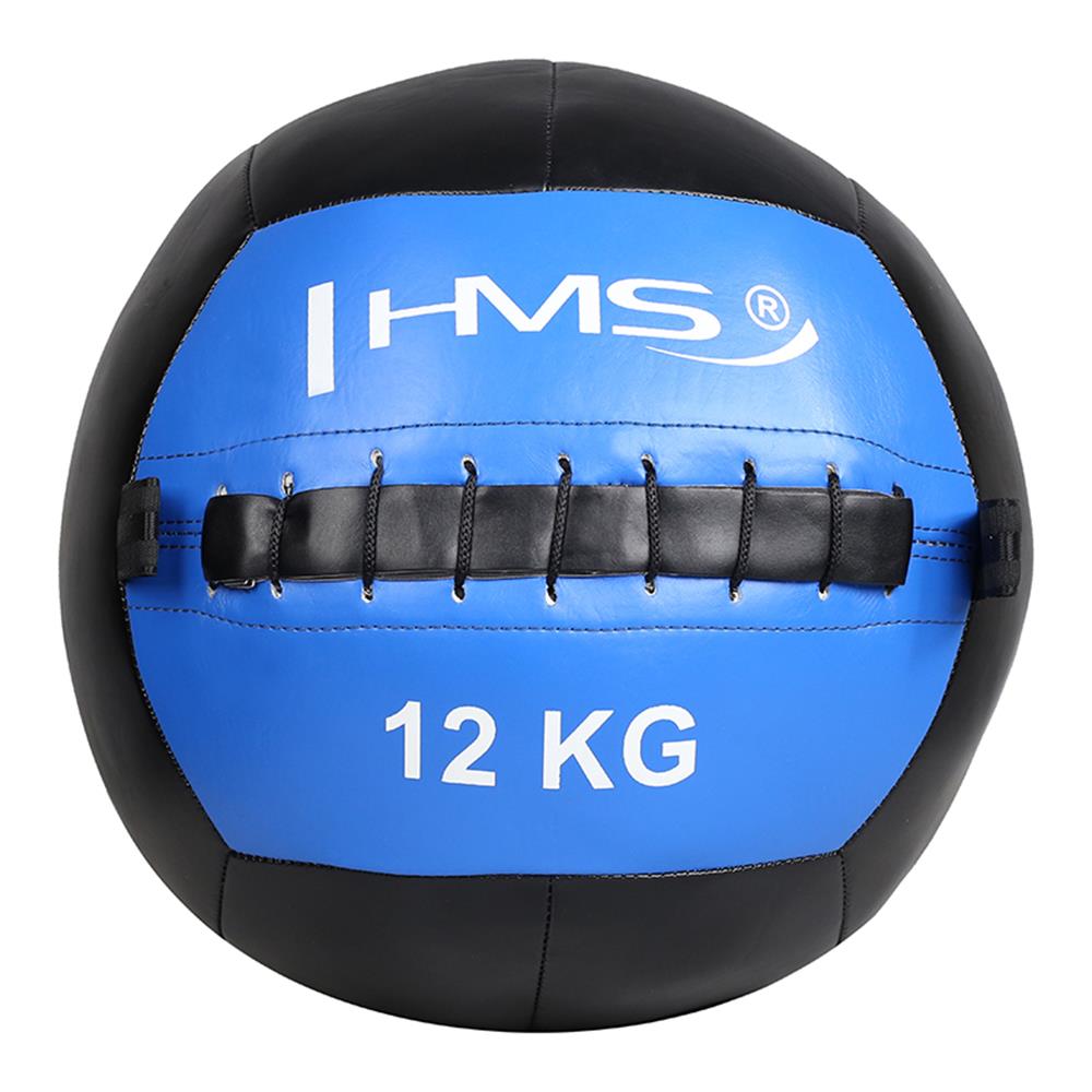 Wall Ball Medizinball 12 kg Trainingsball für Functional Training Blau | HMS WLB12