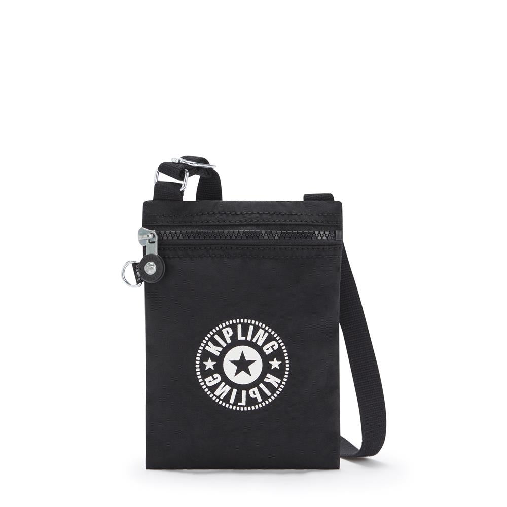 Kipling AFIA LITE, Crossbodytasche, Black Noir (schwarz), mit verstellbarem Schultergurt
