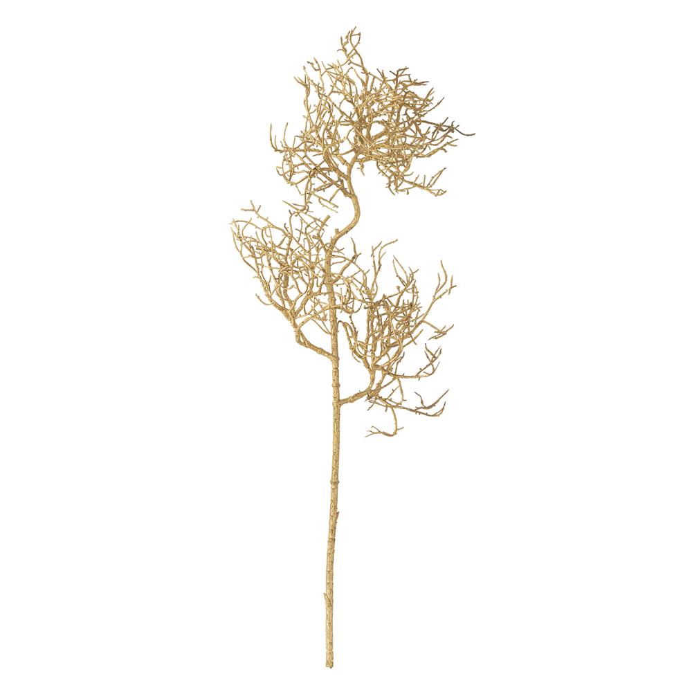 Bloomingville Coral Dekozweig Gold Kunstzweig Weihnachtsdeko 61 cm