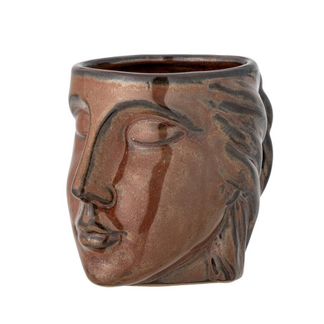 Bloomingville Reeha Tasse in Braun, 310ml, aus Steingut