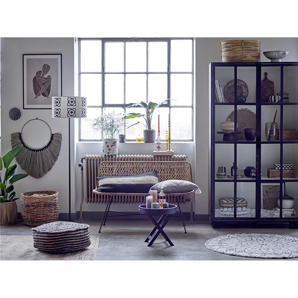 Bloomingville Tischset aus Seegras, 38 cm rundes Platzdeckchen